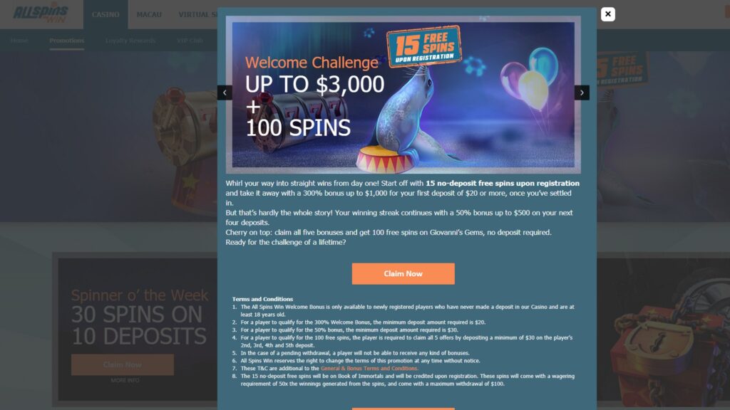 All Spins Win Casino