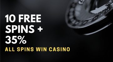 All Spins Win Casino 10 Free Spins + 35% Up To $50 Deposit Bonus