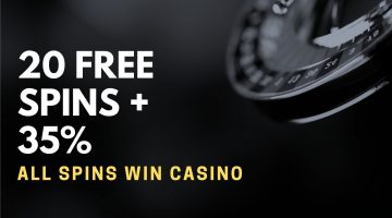 All Spins Win Casino 20 Free Spins + 35% Up To $50 Deposit Bonus