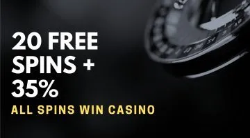 All Spins Win Casino 20 Free Spins + 35% Up To $50 Deposit Bonus