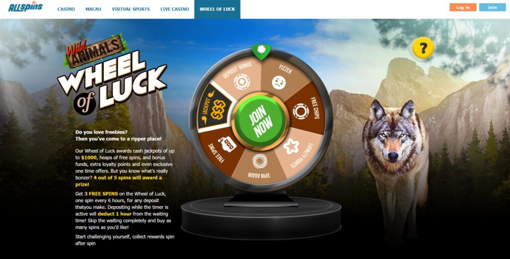 All Spins Win Casino Wheel Of Luck