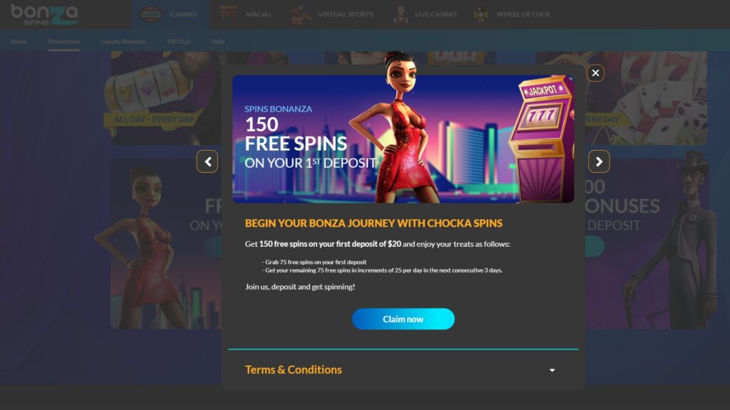 Bonza Spins Casino Review 4 Bonza Spins Casino