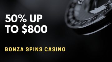 Bonza Spins Casino 50% Up To $800 Deposit Bonus
