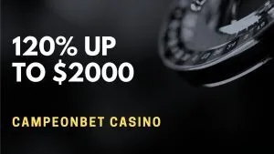 Campeonbet Casino 120% Up To $2000 Reload Bonus