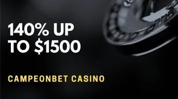 Campeonbet Casino 140% Up To $1500 Welcome Bonus