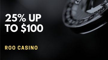 Roo Casino 25% Up To $100 Deposit Bonus