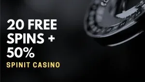 Spinit Casino 20 Free Spins + 50% Up To $100 Deposit Bonus