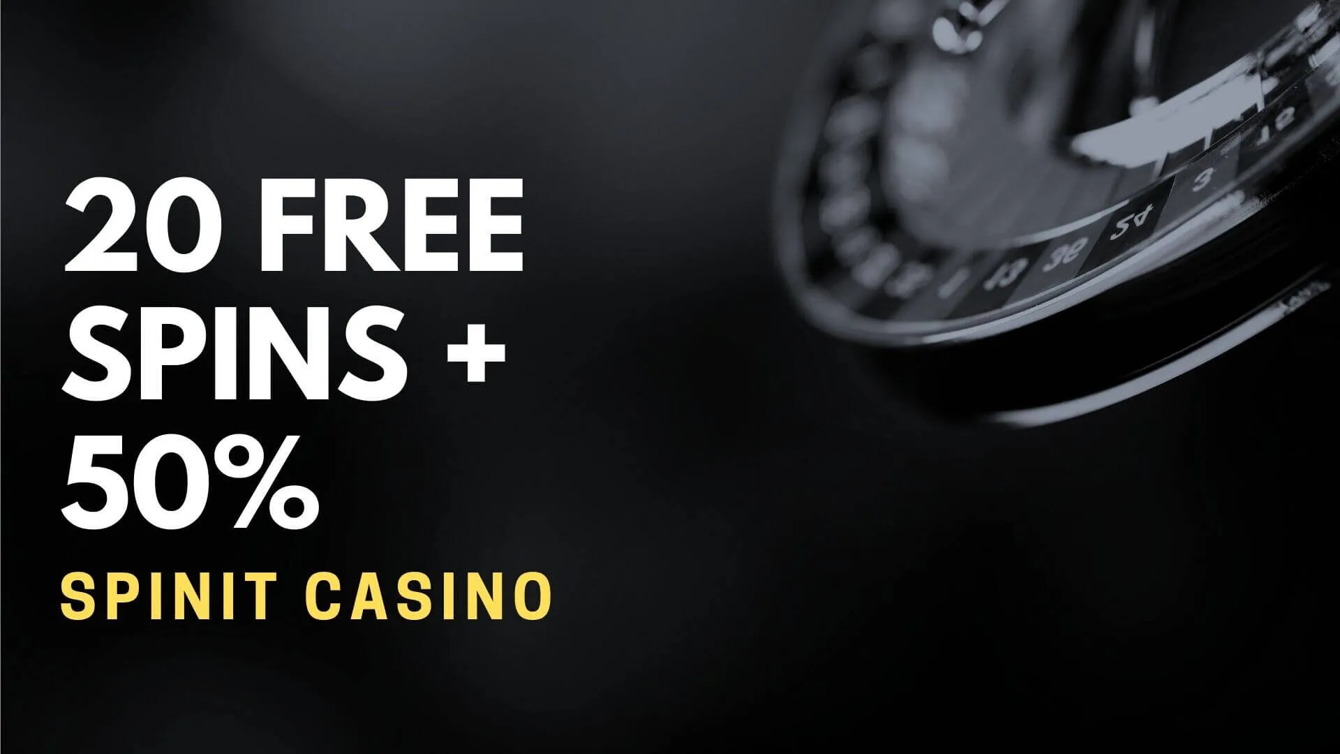 Spinit Casino 20 Free Spins + 50% Up To $100 Deposit Bonus