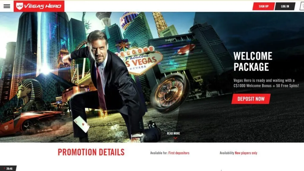 Vegas Hero Casino Review 4 Vegas Hero Casino
