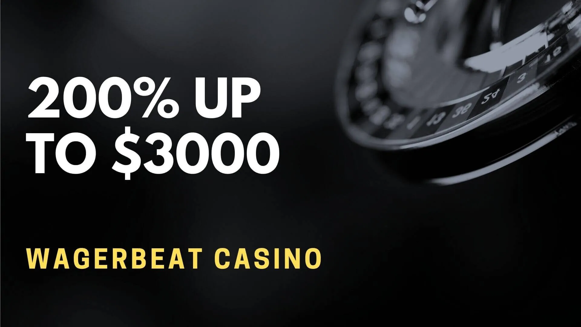 Wagerbeat Casino 200% Up To $3000 Welcome Bonus