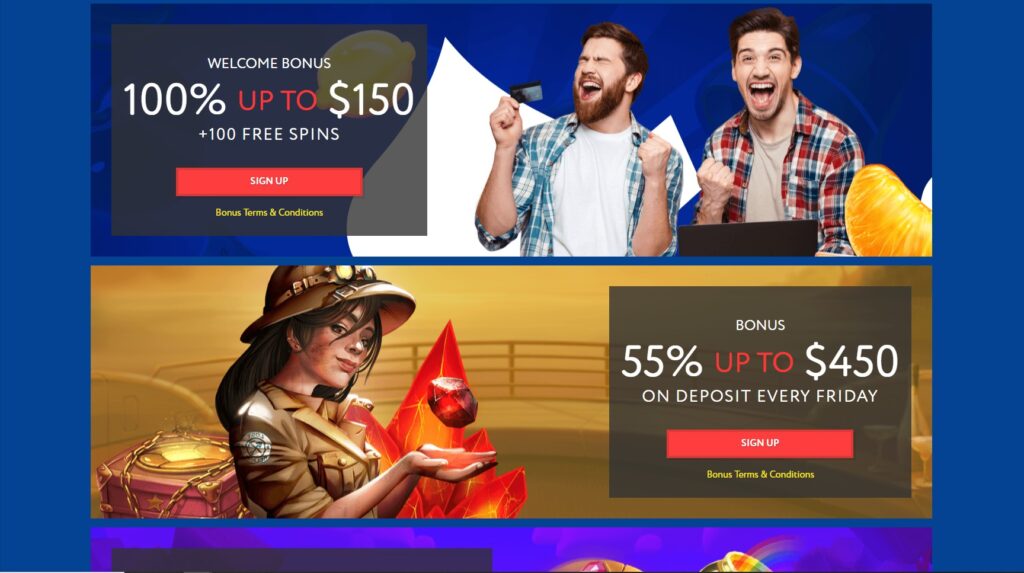 Euslot Casino Welcome Bonus
