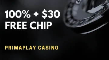 Primaplay Casino 100% + $30 Free Chip