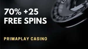 PrimaPlay Casino 70% +25 Free spins