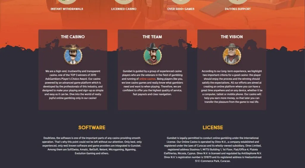 GunsBet Casino Review The Bottom Line