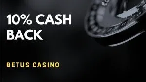 BetUS Casino 10% Cash Back