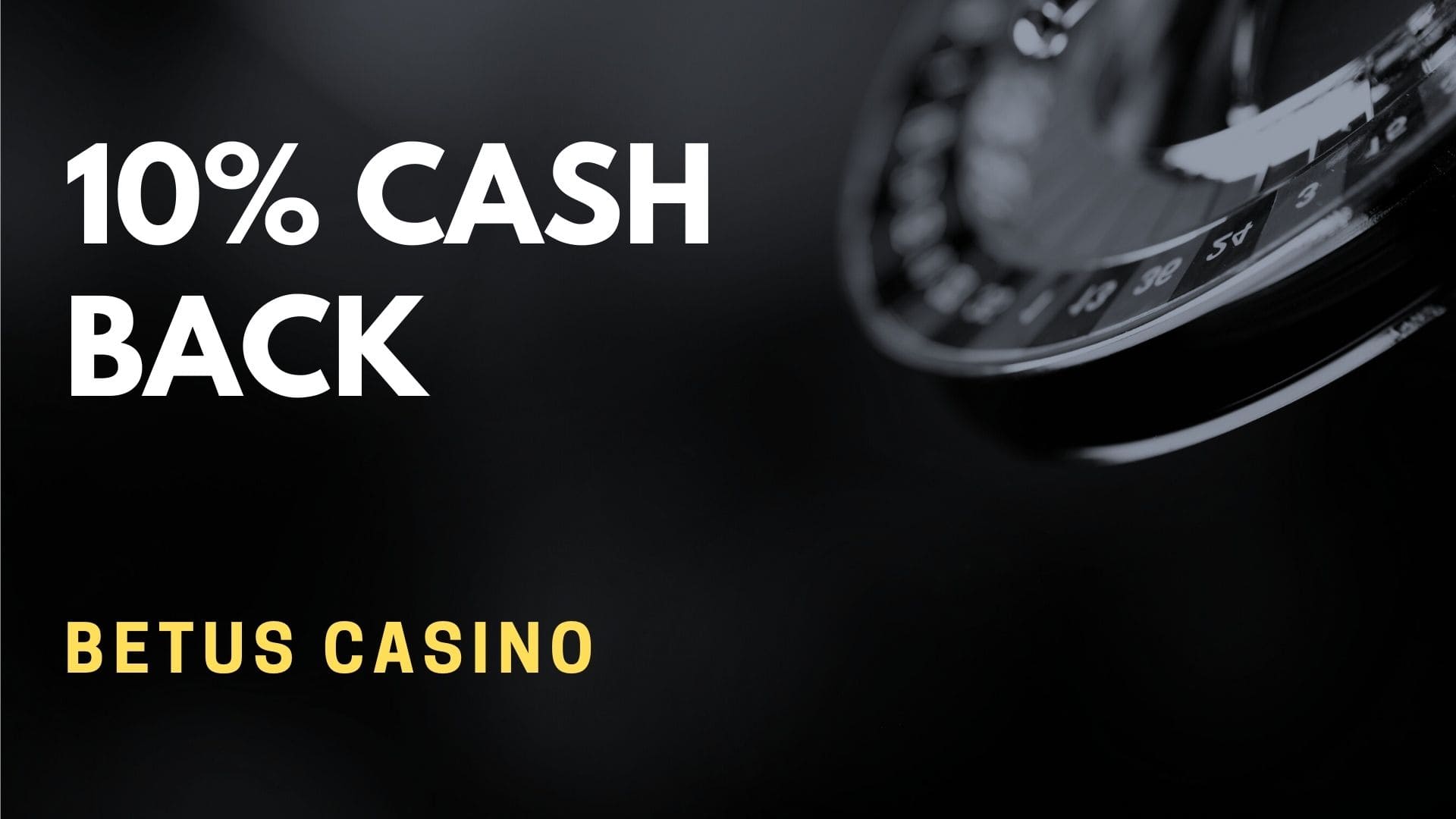 Betus Casino 10% Cash Back