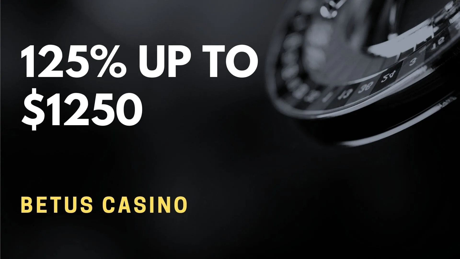 Betus Casino 125% Up To $1250