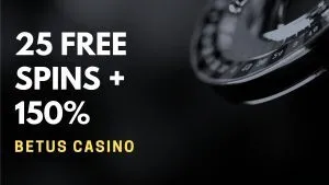 BetUS Casino 25 free spins + 150%