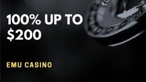 Emu Casino 100% up to $200
