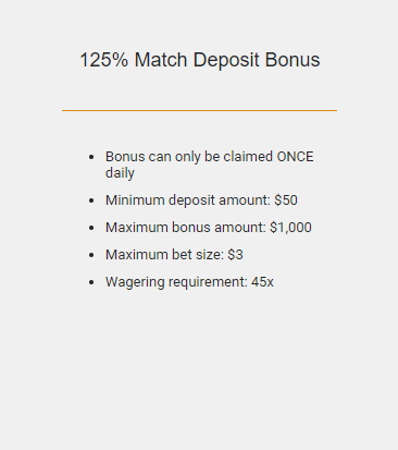 Emu Casino 125% Up To $1000 Bonus Terms