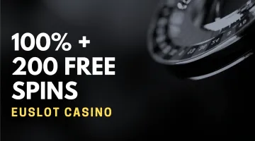 Euslot Casino 100% + 200 free Spins Deposit Bonus