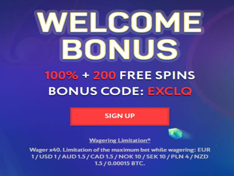 Euslot Casino 100% + 200 Free Spins Deposit Bonus Terms