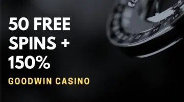 Goodwin Casino 50 Free Spins + 150%