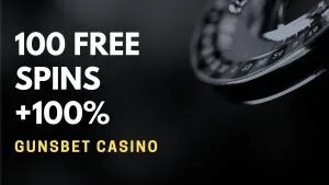 GunsBet Casino 100 free spins +100% up to $150
