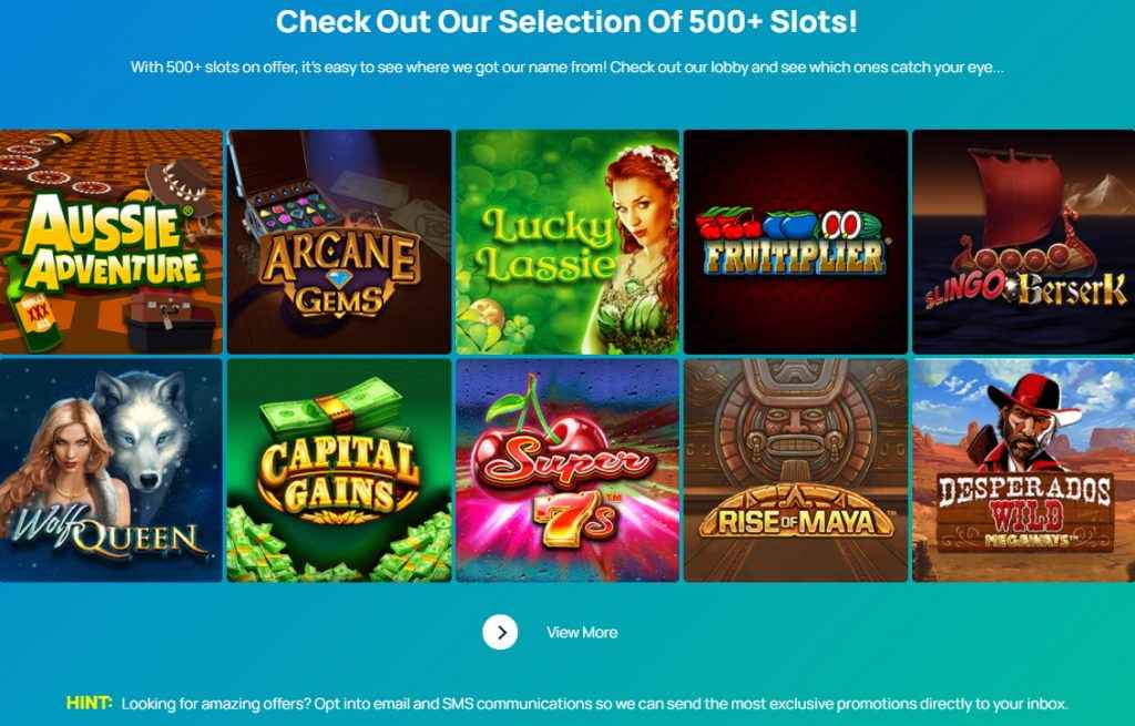 Spinzaar Casino Games