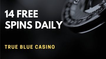 True Blue Casino 14 Free Spins Daily