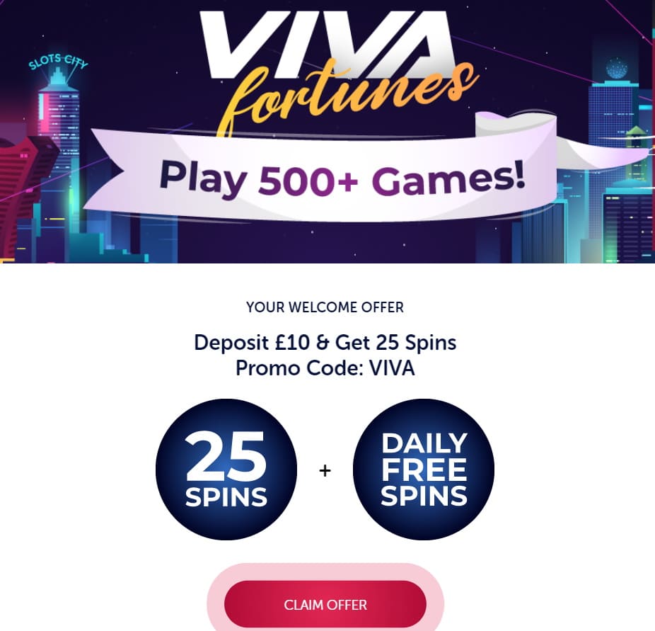 Viva Fortunes Casino Promotions