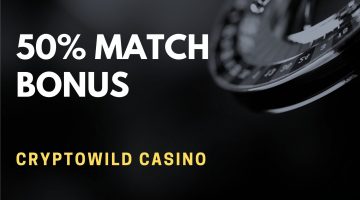 Cryptowild Casino 50% Match Bonus