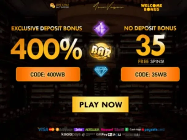 NewVegas Casino 7 NewVegas Exclusive No deposit bonus