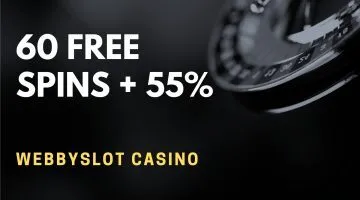 Webbyslot Casino 60 Free Spins + 55%