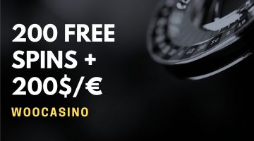WooCasino 200 free spins + 200$€ welcome bonus