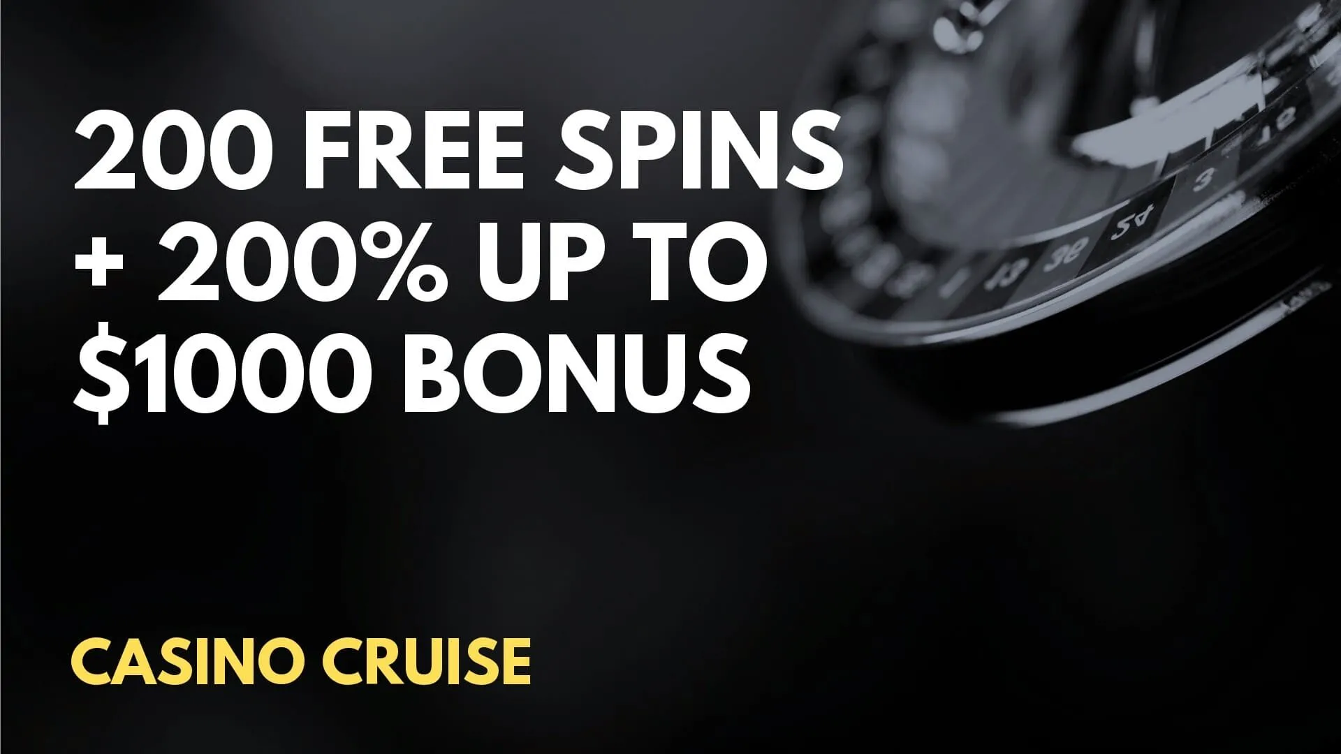 Casino Cruise 200 Free Spins + 200% up to $1000 Welcome Bonus