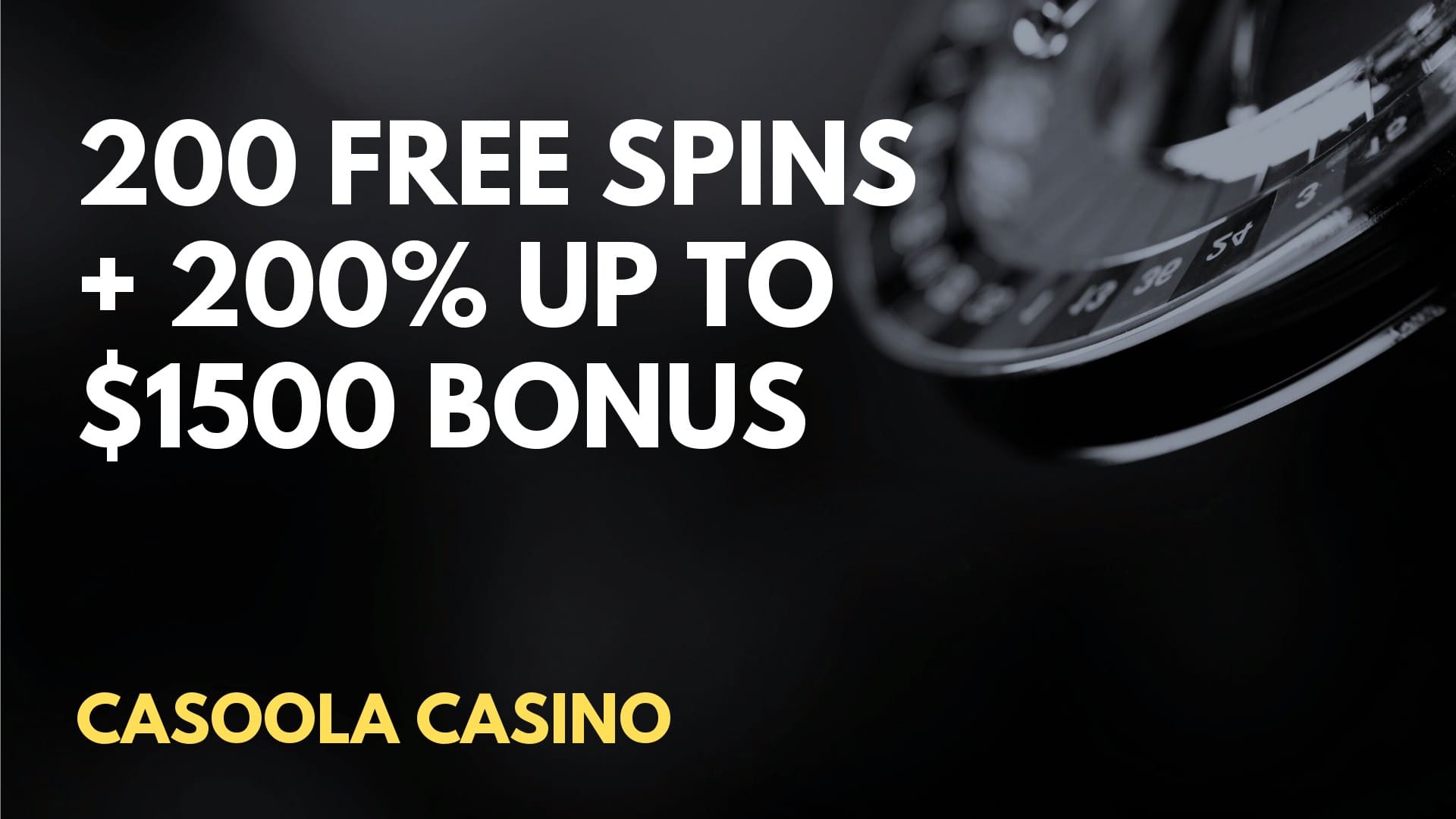 Casoola Casino 200 Free Spins + 200% up to $1500 Welcome Bonus