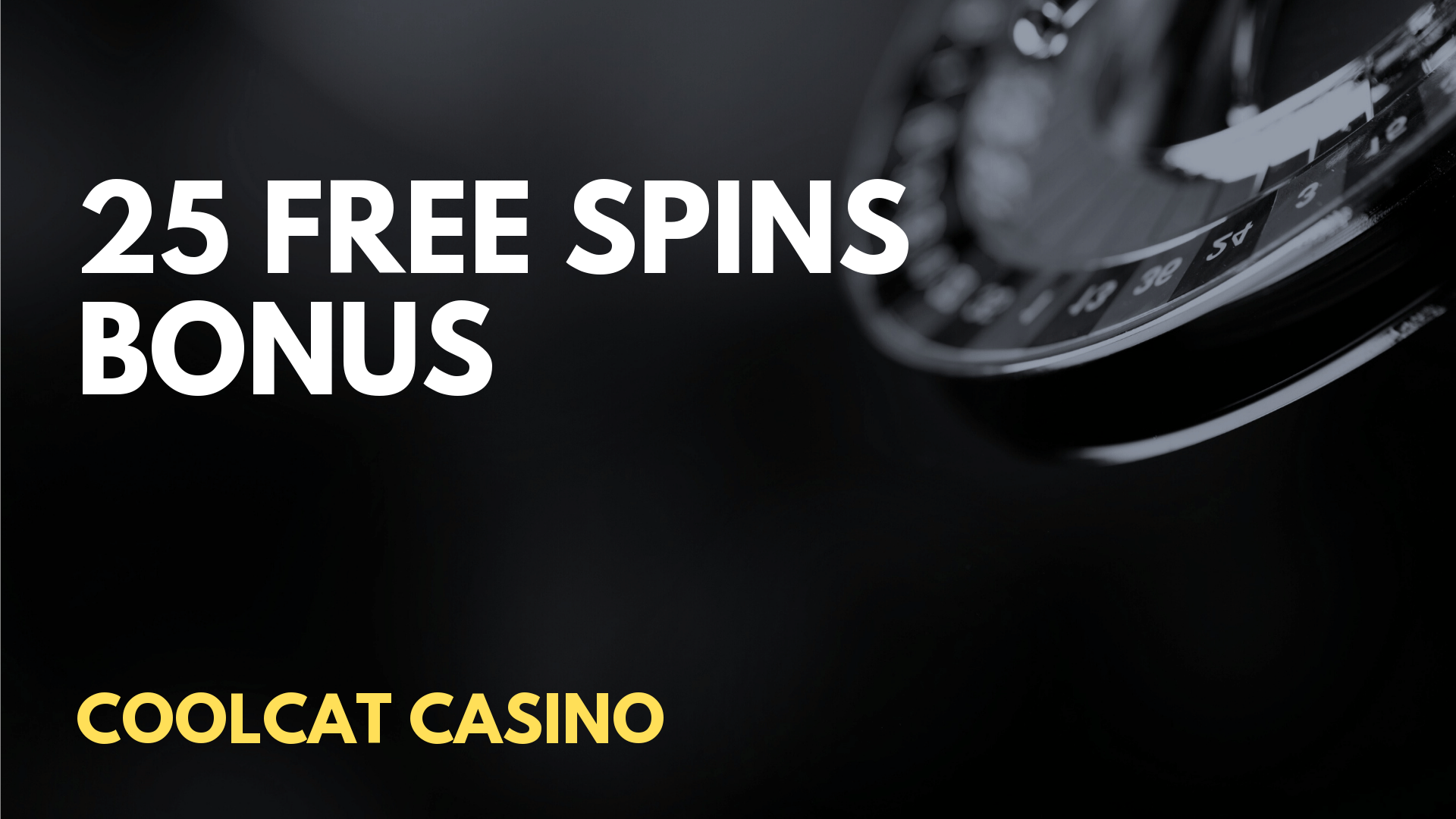 ⭐ CoolCat Casino 25 Free Spins No Deposit Bonus