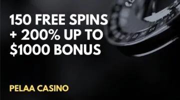 Pelaa Casino 150 Free Spins + 200% up to $1000 Welcome Bonus