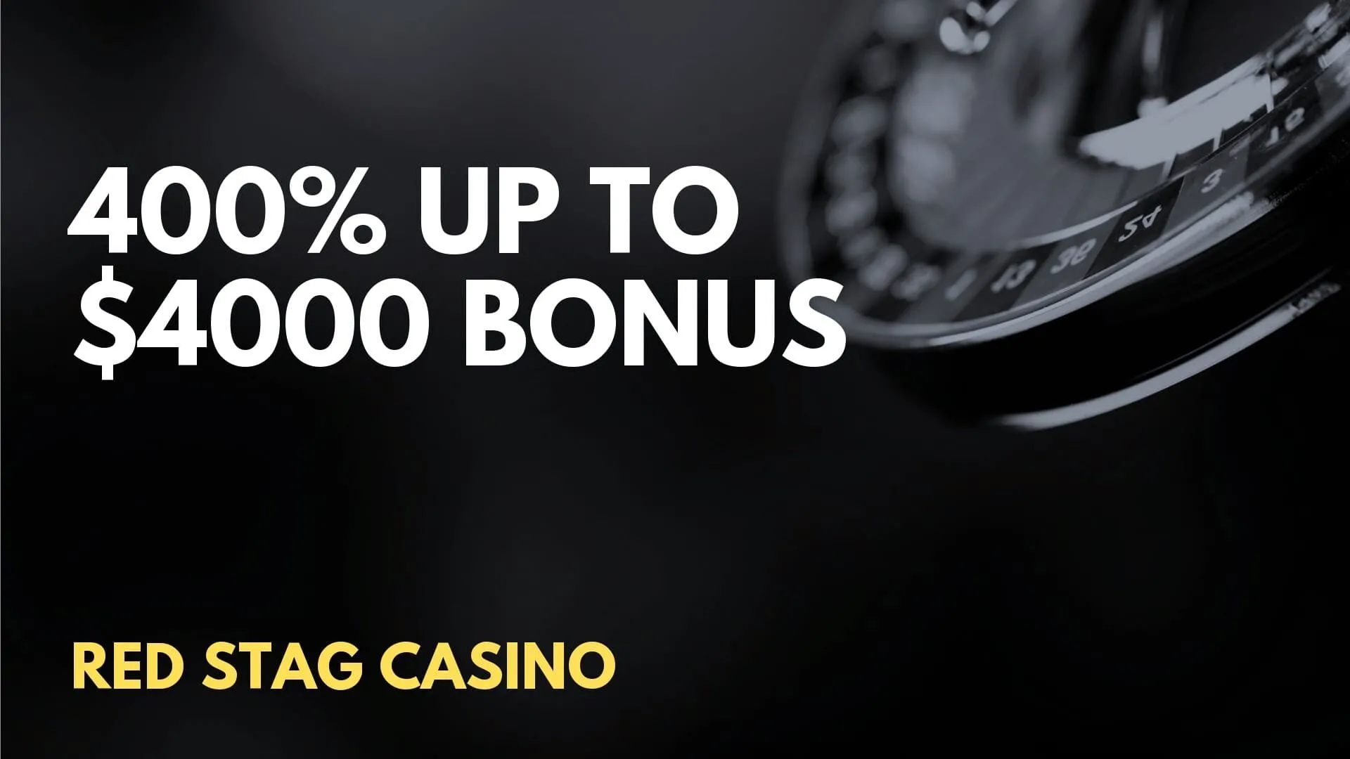 Red Stag Casino 400% up to $4000 Deposit Bonus
