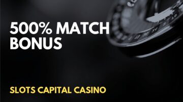 Slots Capital Casino 500% Match Welcome Bonus
