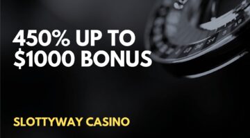 Slottyway Casino 450% up to $1000 Welcome Bonus