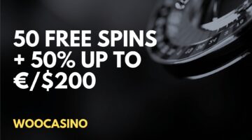 Woocasino 50 Free Spins 50 Up To 250 Deposit Bonus