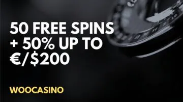Woocasino 50 Free Spins 50 Up To 250 Deposit Bonus