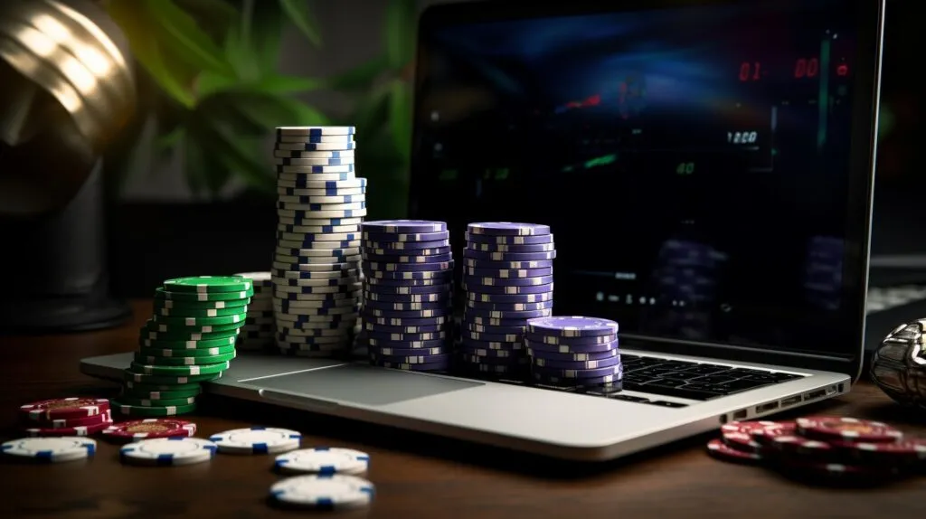 Mastering the Art of Poker in Thailand: A Comprehensive Guide for Thai Beginners 2 Poker Chips And Online Poker Interface