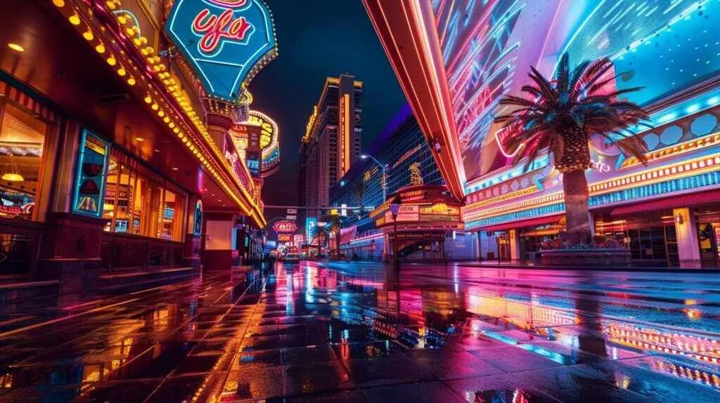 Casino Exterior At Night