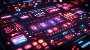 A Glamorous Online Casino Interface