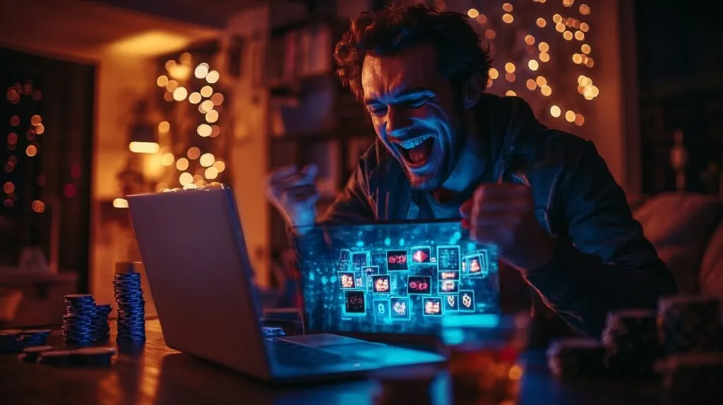 How to Choose the Right Casino: A Guide for Beginners 2 A Person Celebrating A Jackpot Win