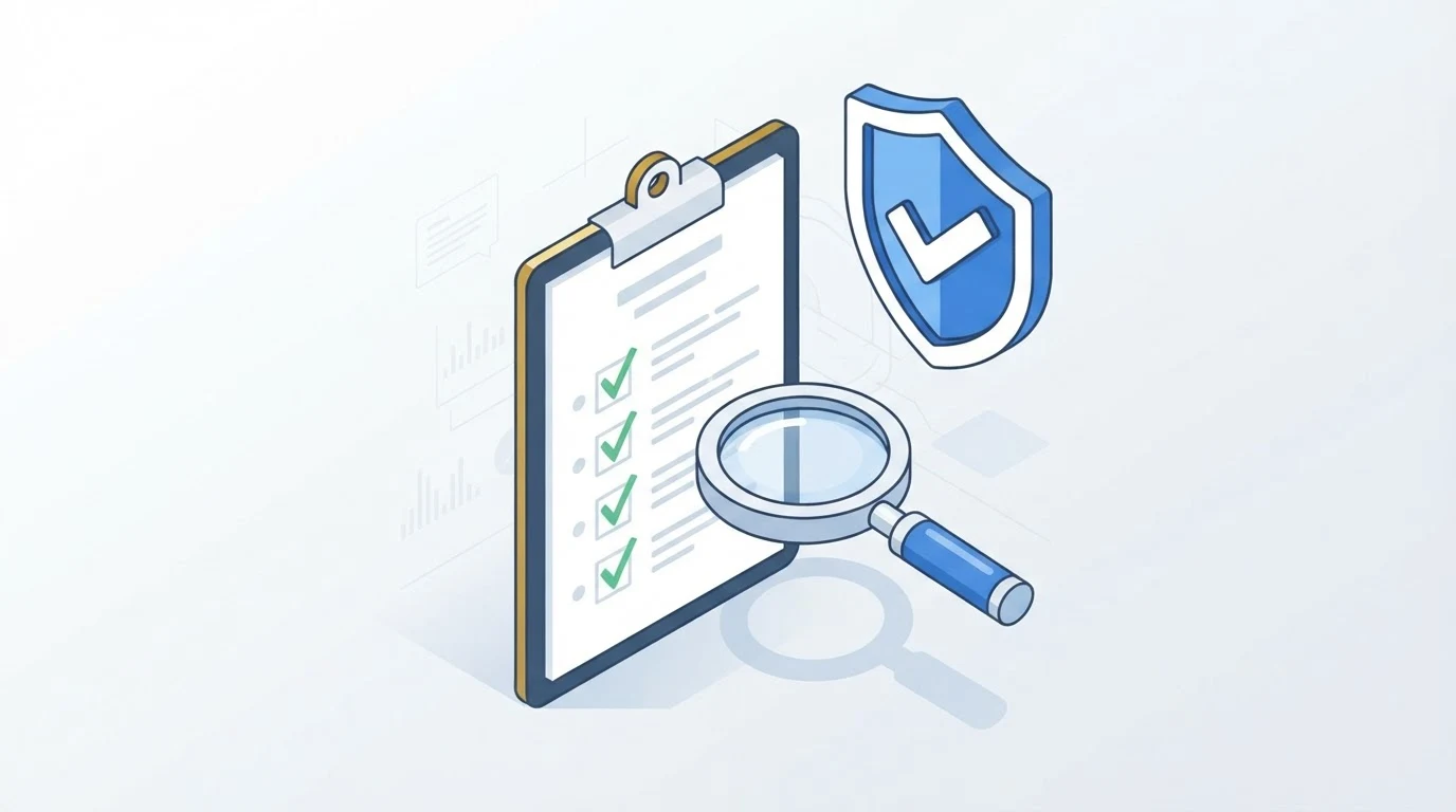 Isometric shield and magnifying glass illustration for spotting red flags in a Canada casino offer