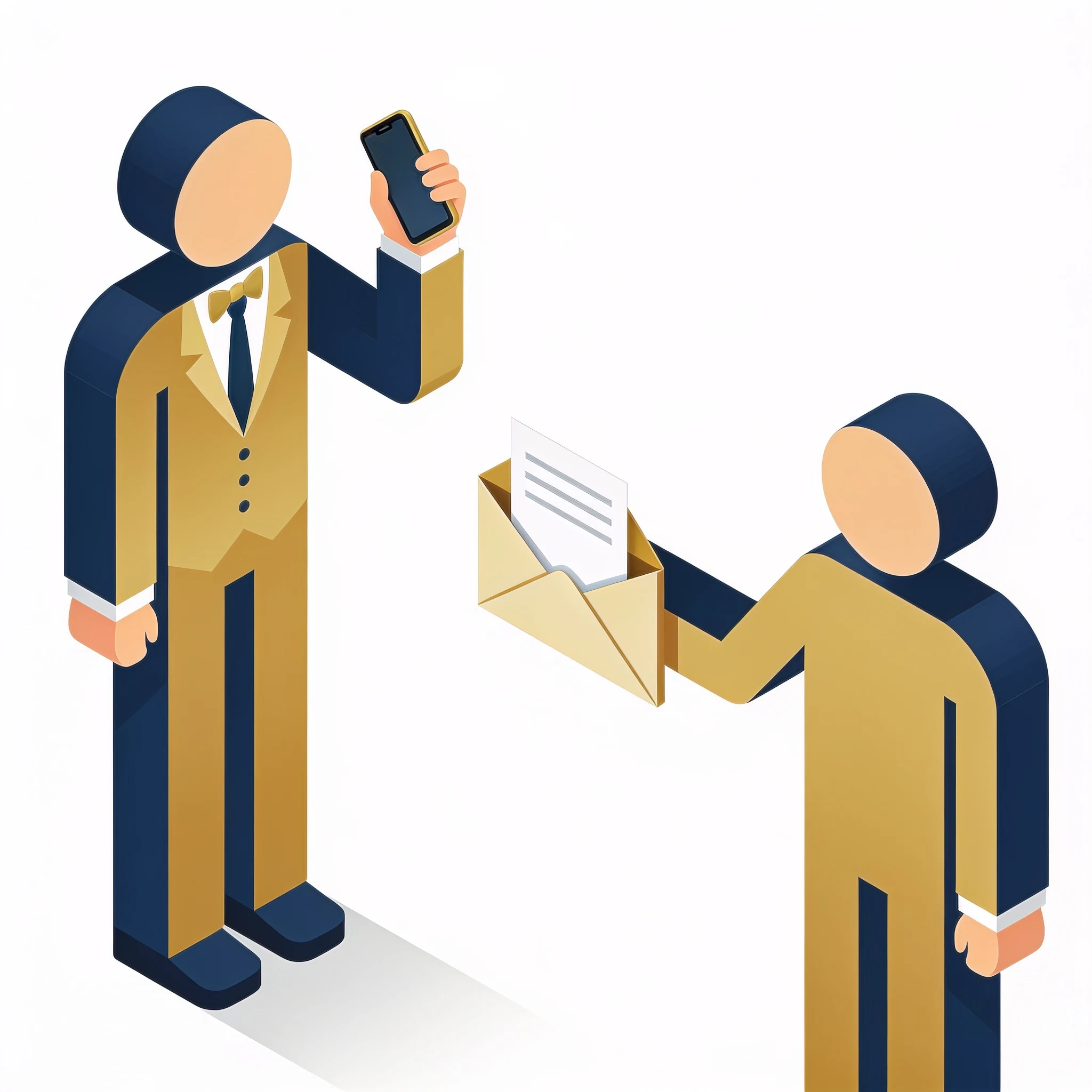 Casino Rewards and Loyalty Cards: How Players Earn Perks 3 Isometric illustration of a casino host contacting a VIP player directly